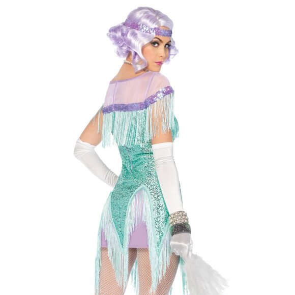 Foxtrot Flirt Flapper Costume, Two Piece 20s-inspired Set - Picture 2 of 4